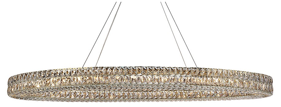 Подвесная люстра Newport  8550/160 C oval gold polished