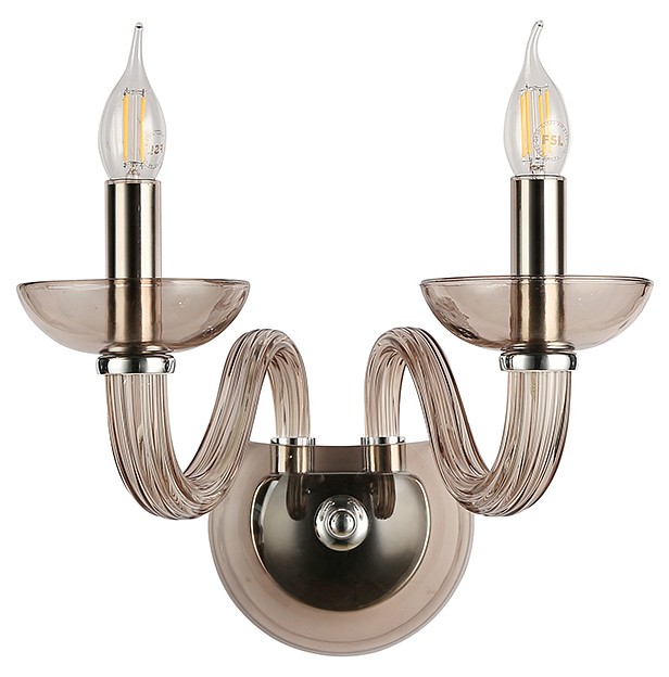 Бра Newport ARLETTE 8642/A chrome coffee