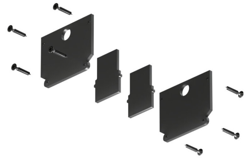 Заглушка для трека Denkirs SMART 48V ONE TR8565-BK