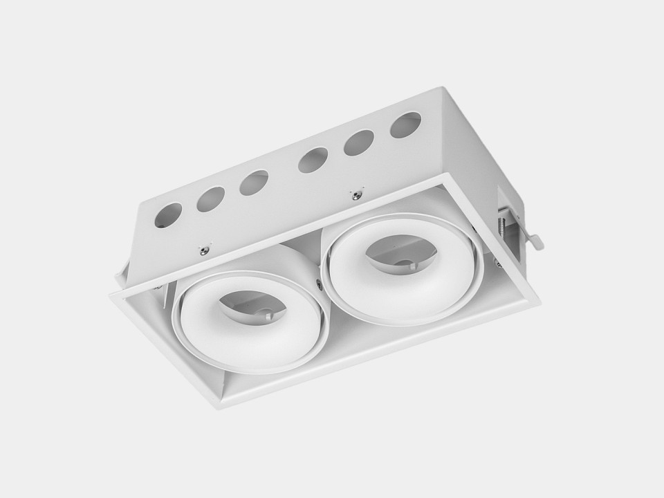Корпус на 2 поста SWG PRO COMBO COMBO-CRD2-WH-2