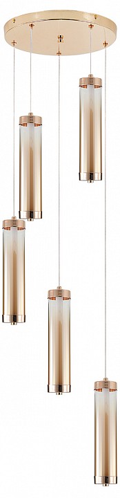 Подвесной светильник Indigo Rilucente 11061/5P Gold