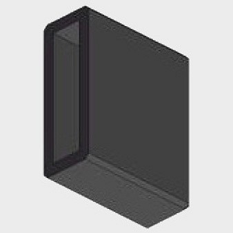 Заглушка для трека Italline IT010 IT010-4014 black