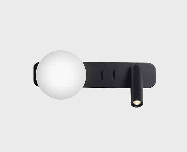 Бра Italline IT08-8024 IT08-8024 black 3000K