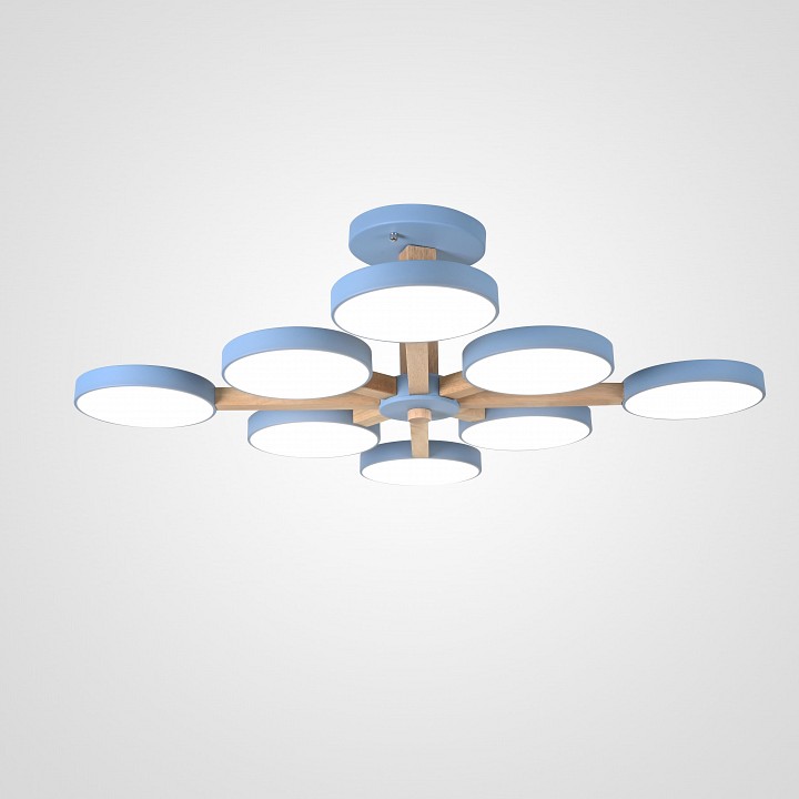 Люстра на штанге Imperiumloft TURNA Blue TURNA-B01