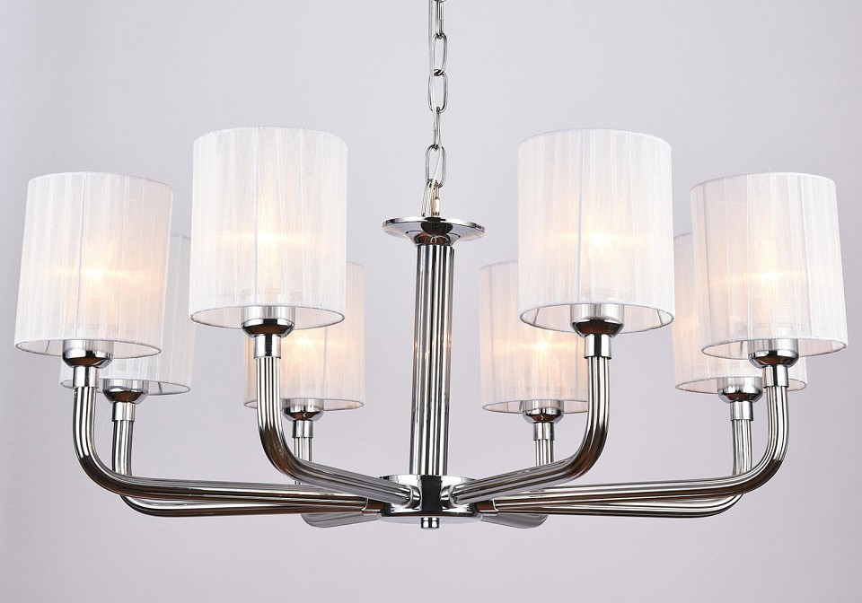 Подвесная люстра ILLUMICO  IL1256-8PPA-29 CR Romei