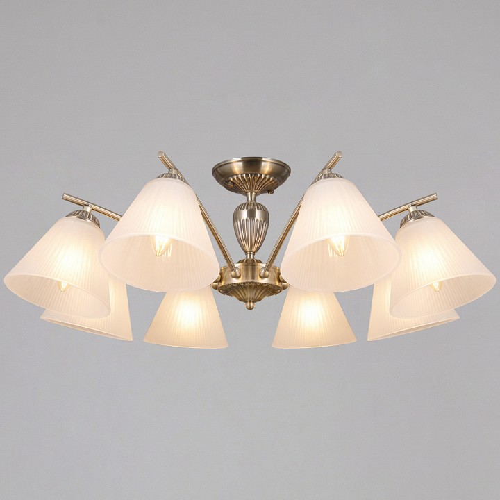 Люстра на штанге ILLUMICO  IL0900-8CSQ-26 AB ELITE