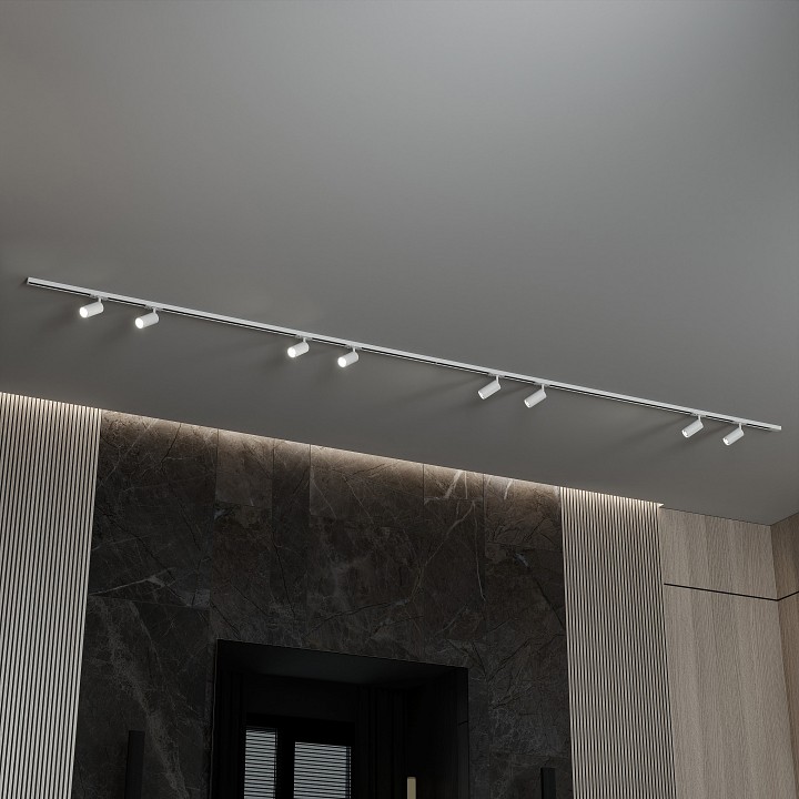 Комплект трековый Hesby Lighting №3 однофазная накладная Skylite HSBL_kompl_S003_NI4W4K