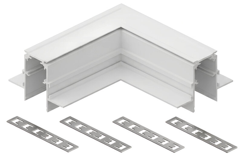 Соединитель угловой L-образный для треков встраиваемых Hesby Lighting ElDeko HSBL_0291