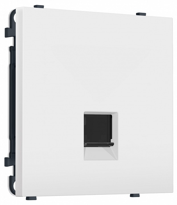 Розетка Ethernet RJ-45 экранированная и со шторками, без рамки Ambrella Volt MS MS132005