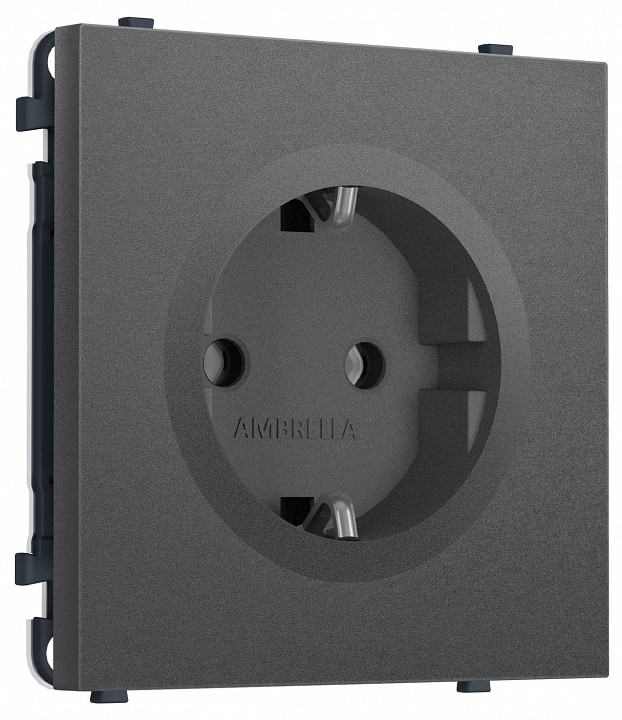 Розетка с заземлением, без рамки Ambrella Volt MS MS656010