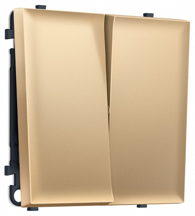 Переключатель перекрестный двухклавишный без рамки Ambrella Volt MS MS883030