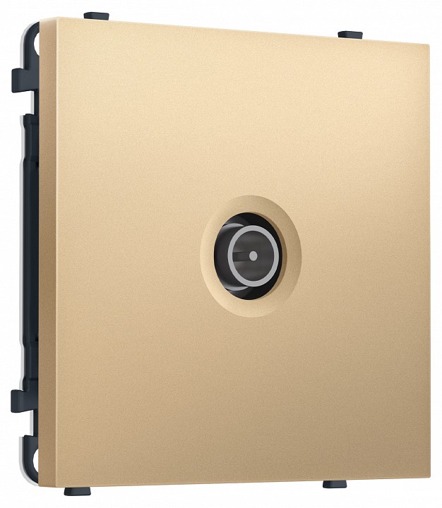 ТВ-розетка оконечная экранированная без рамки Ambrella Volt MS MS893005