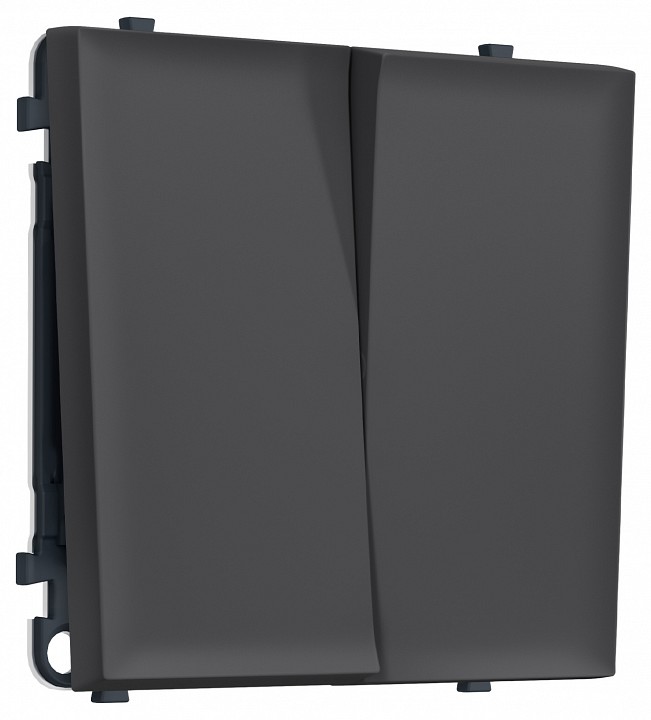 Переключатель перекрестный двухклавишный без рамки Ambrella Volt MS MS903030