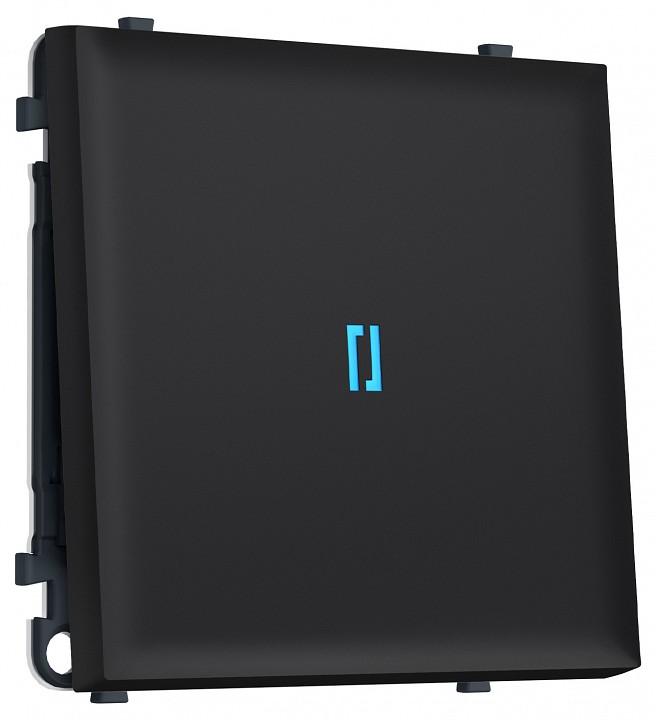 Выключатель проходной одноклавишный с подсветкой без рамки Ambrella Volt MS MS982040