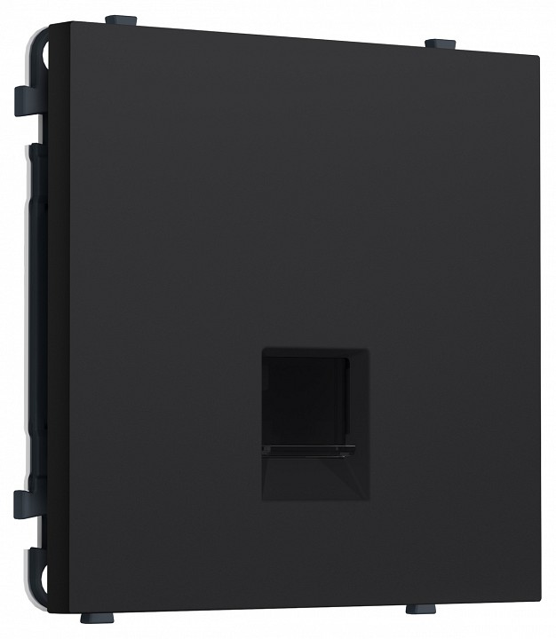 Розетка Ethernet RJ-45 экранированная и со шторками, без рамки Ambrella Volt MS MS992005