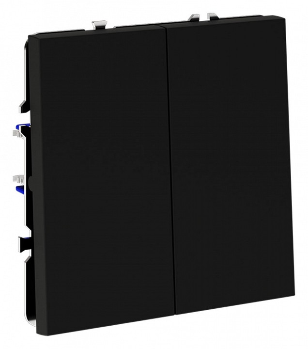 Выключатель двухклавишный без рамки Voltum S70 VLS020108