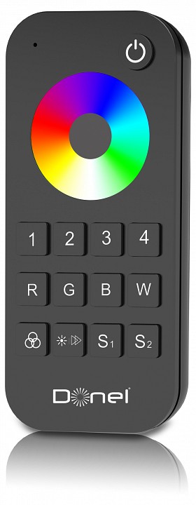 Пульт-регулятор цвета RGB кнопочный Donel DN8HF DN18301RGBRC
