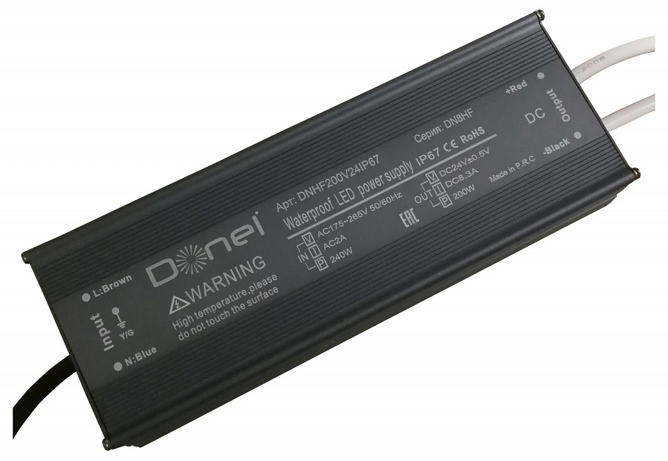 Блок питания Donel DN8HF DNHF200V24IP67