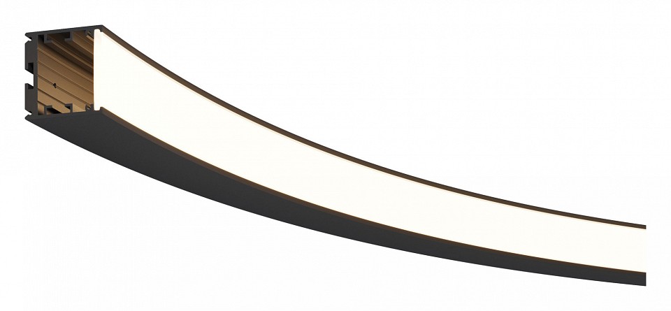 Профиль накладной Maytoni Led Strip Радиусный профиль ALM-3535R-B-IN-90°-1.5M
