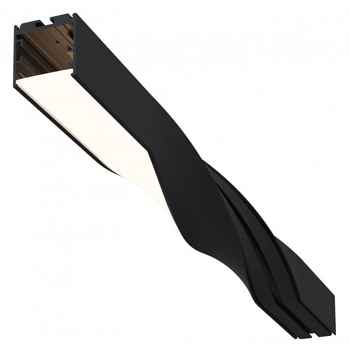 Профиль накладной Maytoni Led Strip Радиусный профиль ALM-3535R-B-T-180°-0.5M