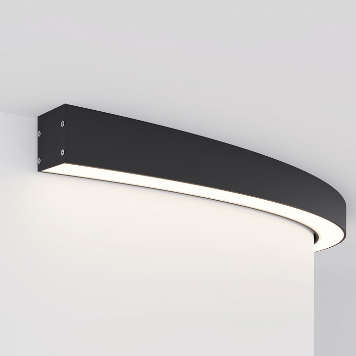 Профиль накладной Maytoni Led Strip Радиусный профиль ALM-3535R-B-D-90°-1.5M