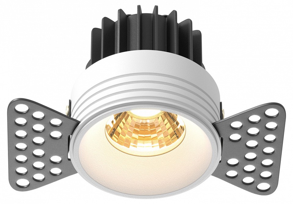 Встраиваемый светильник Maytoni Technical Раунд DL058-7W2.7K-TRS-W