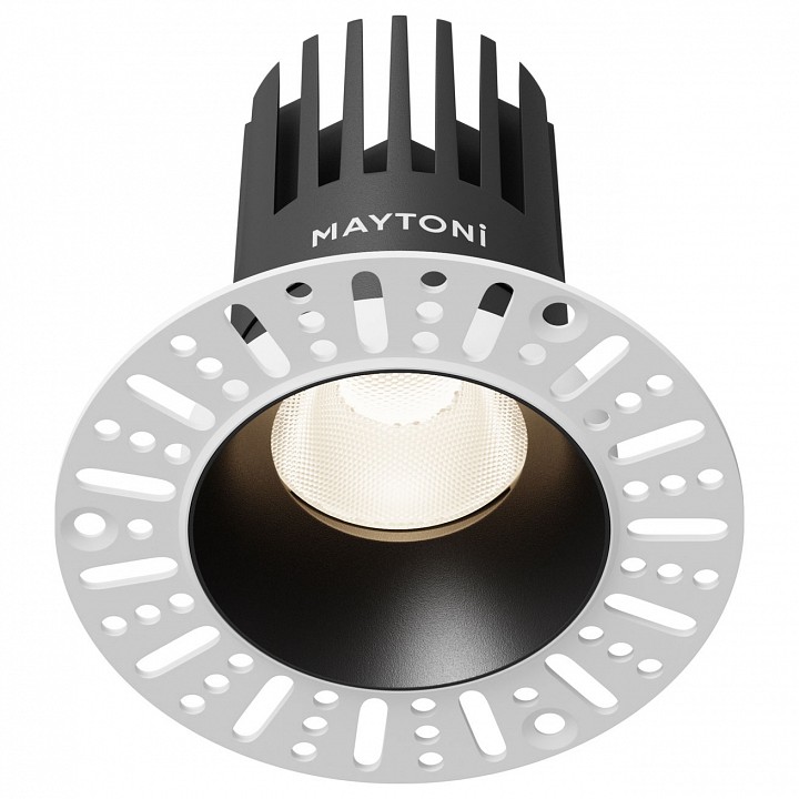 Встраиваемый светильник Maytoni Technical Омут DL121-15W-4K-TRS-B