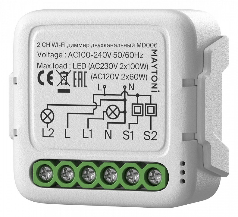 Контроллер-диммер Wi-Fi для смартфонов и планшетов Maytoni Technical Диммеры MD006