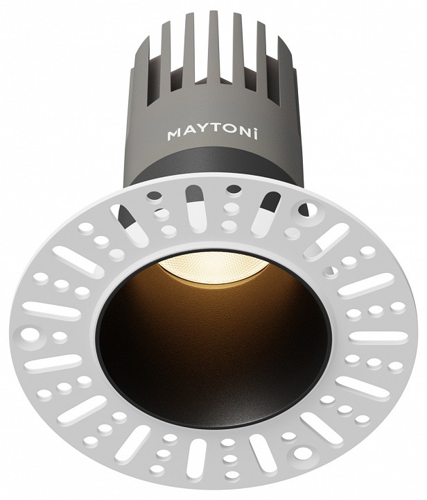 Встраиваемый светильник Maytoni Technical Омут DL120-10W-3K-TRS-B