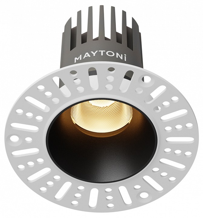 Встраиваемый светильник Maytoni Technical Омут DL124-10W-2.7K-TRS-B