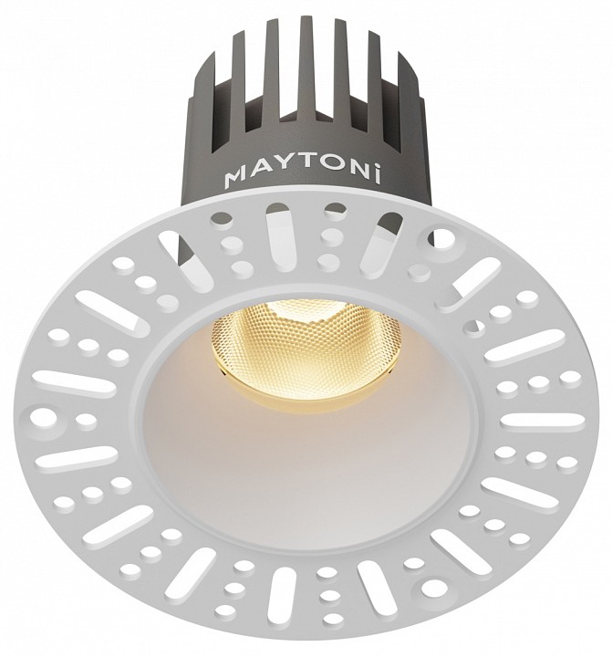 Встраиваемый светильник Maytoni Technical Омут DL124-10W-2.7K-TRS-W
