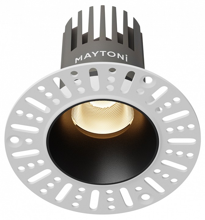 Встраиваемый светильник Maytoni Technical Омут DL124-10W-3K-TRS-B