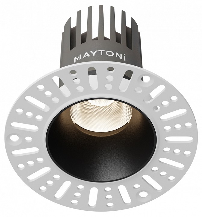 Встраиваемый светильник Maytoni Technical Омут DL124-10W-4K-TRS-B